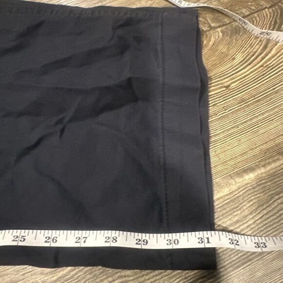 Women's Mid-Rise Relaxed Straight Leg Chino Pants - A New Day Navy Size 14. U - Picture 8 of 9